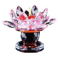 KODACHIEF 室內裝飾燭台 佛教裝飾品 1層 12 x 8.5 cm, 粉紅色