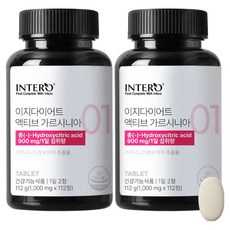 INTERO Easy Diet 活力藤黃果 112g, 112錠, 2個, 112錠