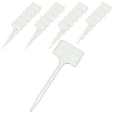 앙플랜트 화분 롱 식물 이름표 15cm 20p, 화이트