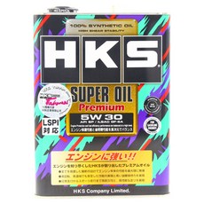 HKS SUPER OIL Premium 全合成汽車引擎機油, 1桶, 5w30, 4L