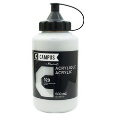 CAMPUS 康普思 壓克力顏料 N131761 029 銀色, 500ml, 1色