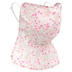 인콘트로 아사 자외선 차단 3단 스포츠 골프 마스크, 앨리섬 분홍색, 1개