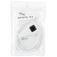 Coms Android 智慧型手機遙控器 音量UP 相機快門 1m SP361, 1個, 單一顏色