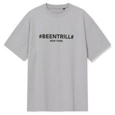 빈트릴 남녀공용 Active 해시태그 레터링 티셔츠 BA252TS032