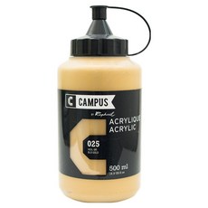 CAMPUS 康普思 壓克力顏料 N131761 025 古典金, 500ml, 1色