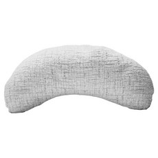 사랑예감 맑음 숄더핏 경추 메밀 베개, 화이트그레이, 1개