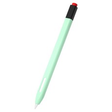 KODACHIEF Apple Pencil 2代 簡約保護套 + 筆蓋 2件組, 1套, 筆蓋 綠茶