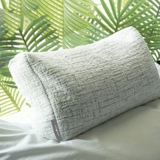 Sarang Yegam 熟睡預感 晴朗 療癒熟睡微粒乳膠枕, 白灰色, 1個