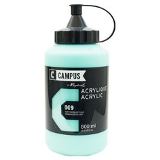CAMPUS 康普思 壓克力顏料 N131761 009 淺鉻綠, 500ml, 1色
