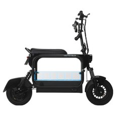 모토벨로 500W 20Ah 전기 전동스쿠터 고객직접설치, 블랙, 1개, AKU PRO