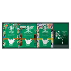 STARBUCKS 星巴克 濾掛式咖啡 9g 3種 x 5p + 可重複使用杯 237ml 套組, 1套