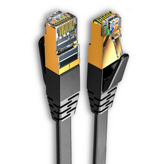 DTAudio Cat.7 高速網路線, 15m, 黑色, 1條