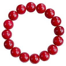 오브엘 예쁜 염주 10~11mm, 체리 레드, 1개