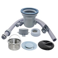 Abiang 徹底阻斷惡臭 大排水口套組, 1套, 混合顏色, 隨機出貨(排水口)