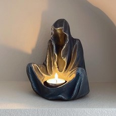 幽靈蠟燭裝飾品, 深藍色