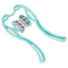 哈泰商城 便攜式肩部按摩器 升級版6球 12個磁石, 1個, 藍色