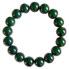 오브엘 예쁜 염주 11~12mm, 진녹색, 1개