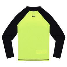 퀵실버 YOUTH OMNI 풀오버 래쉬가드 상의 KD21BR222YEL