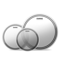 EVANS 鼓皮 中音鼓皮 10" + 12" + 16" 套組 ETP-EC2SCTD-R, 1個, 單一顏色