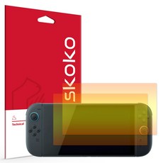 Skoko 任天堂 Switch 2 抗藍光視力保護螢幕保護貼 2片組, 1套, 單一顏色, NDG00080006