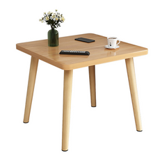 HAPPY LiFE 簡約方形小茶几 11206 60cm, 原木色