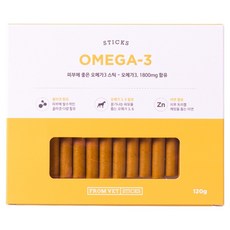 프롬벳 반려동물 순수스틱 영양제, 120g, 오메가3, 1개
