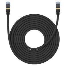 Baseus 倍思 捷速 CAT.7 10Gbps RJ-45網路編織線, 星曜黑, 10m, 1條