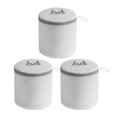 OLoBabee 支架內衣袋 刺繡款, 3個, 白色