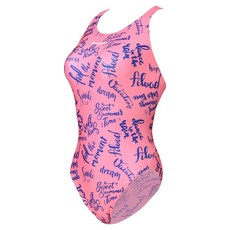 Fiload 女款X型美背低領凱莉泳衣 FLCA-2035 + 矽膠胸墊組