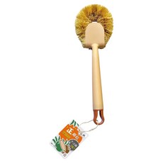 BEER BEAR 皮久熊 正椰棕長柄潔鍋刷 MY9241, 顏色隨機, 1個