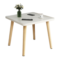 HAPPY LiFE 簡約方形小茶几 11206 60cm, 暖白色