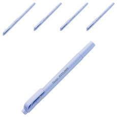 Pentel 飛龍文具 Fitline 螢光筆 SLW11P-C, 10個, 粉彩藍