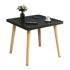 HAPPY LiFE 簡約方形小茶几 11206 60cm, 酷黑色
