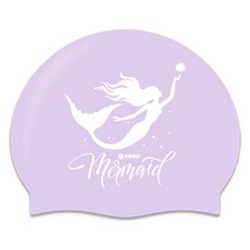 KeepSwimming 美人魚泳帽, 1個, 薰衣草紫