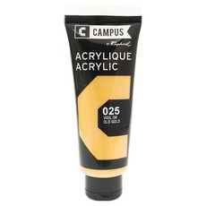 CAMPUS 康普思 壓克力顏料 N131741 025 古典金, 100ml, 1色