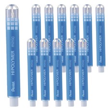 펜텔아인 펜텔 미닉 NON-PVC 지우개 ZE82C-W, 블루, 12개
