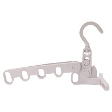 小麥購物 多功能五孔衣架 L923, 白色