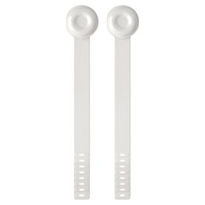 THE ZAKKA 簡約馬桶蓋提把 2入, 白色