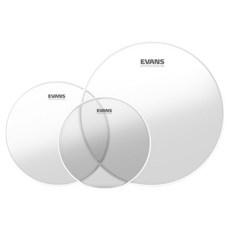 EVANS 鼓皮 中音鼓皮套裝 10 + 12 + 16 組合 691706 ETP-G2CLR-R, 1個, 單一顏色