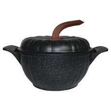 LInox 廚之坊 鐓釜深湯鍋, 黑色, 1個, 24cm