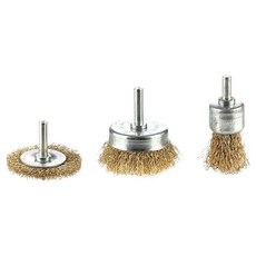 스탠맨 전동드릴용 철브러쉬 3종 세트, 1세트