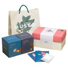 CAFFE MUSEO 濾掛式咖啡 哥斯大黎加 12入 + 哥倫比亞 12入 + 提袋, 1套