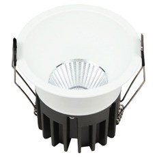 Meliving DS Tinder COB 一體式 鑽孔72mm LED 10W 無頻閃筒燈, 晝光色, 1個