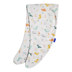 GENNIE'S 奇妮 智能恆溫抗菌月亮枕枕套 不含枕芯 恐龍樂園, 沉穩灰