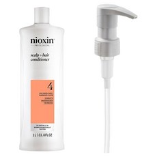 NIOXIN 耐奧森 頭皮護髮素 NO.4 + 壓頭組, 1個, 1L