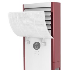 BM Design 可愛動物立式冷氣擋風板, 1個, 清新白