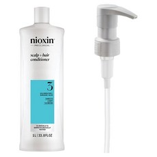 NIOXIN 耐奧森 豐厚頭皮護髮素 No 3 1L + 壓頭組, 1個