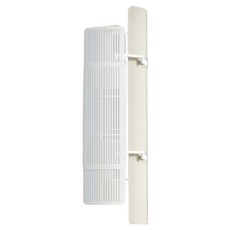 BMDESIGN 清涼站立式冷氣導風板 白色 T型 圓形, 1個, 單一商品