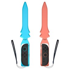 SPACE SHIELD 任天堂 Switch 2 Joy-Con 相容 Playfit 運動劍術握把 2件組, 1套, 單一商品, 混合顏色