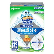 SC Johnson 莊臣 Scrubbing Bubbles 馬桶清潔凝膠 柑橘香 橘標, 38g, 1盒